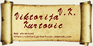 Viktorija Kurtović vizit kartica